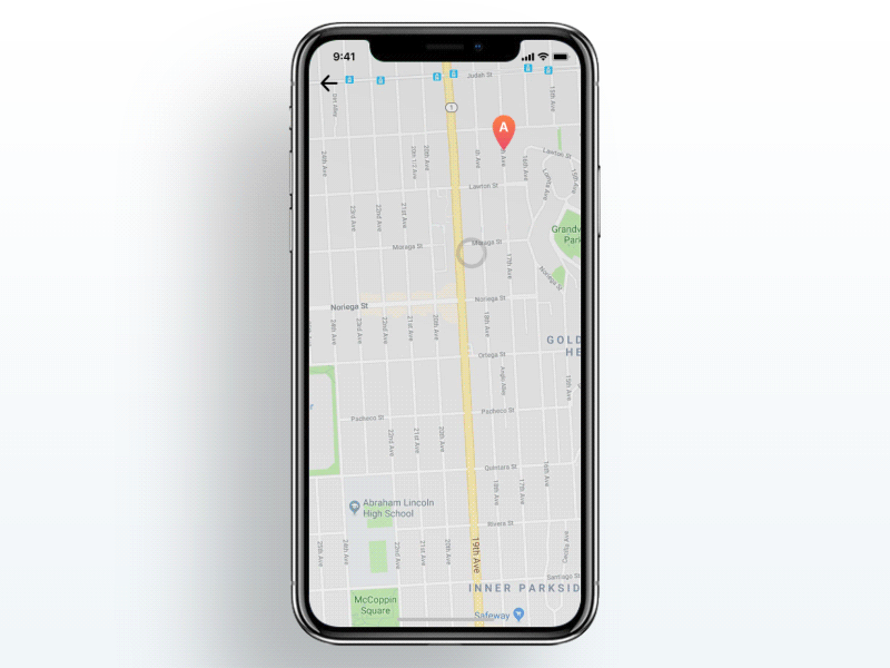 Navigation app app animation electric car mobile app navigation app ui ux