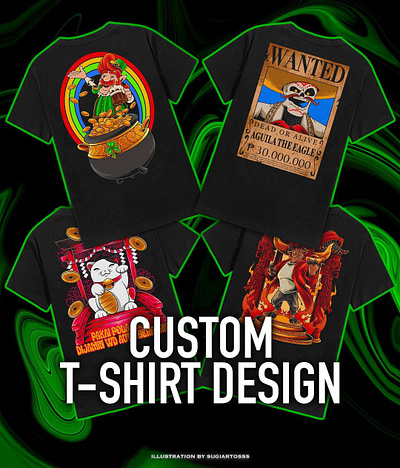 CUSTOM T-SHIRT FOR MY CLIENT apparel art artwork band merch brand clothing dark art design digital art digital illustration drawing graphic design graphic designer illustration logo merchandise tshirt design