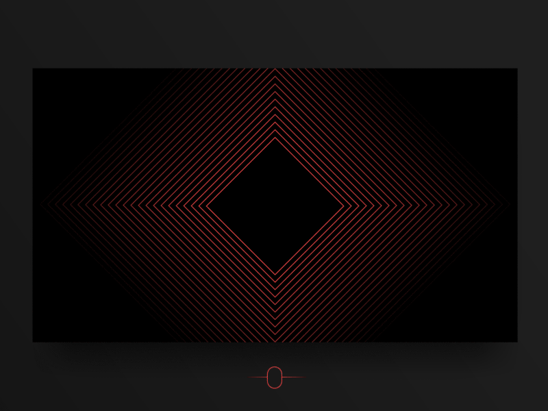 Nemiga Gaming animation black digital gaming interaction line minimalism paralax red ui