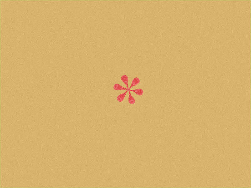 Camomile 2d animation flower morph