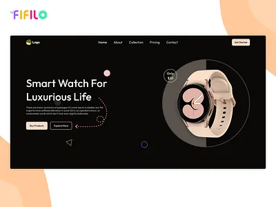 UI UX Design for Smartwatch brand adobexd branding figma illustrator landingpage prototyping smartwatch ui uidesign uidesigner uiux userexperience userinterface ux uxdesign uxdesigner website websitedesign wireframing