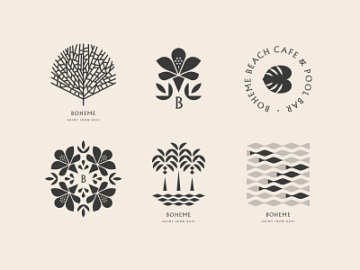 Boheme pt. III caribbean coral fish flower island leaf ocean palm restaurant sea seal tree water