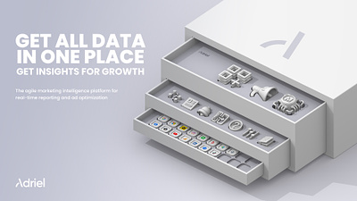 The Right Tools (Grey&white) 3d adriel commercial grey icon illustration menu productidentity rendering ux white
