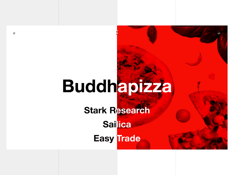 Solar Digital — Best Cases animation click creative creative agency design effect illustration pizza red slides solar digital wow
