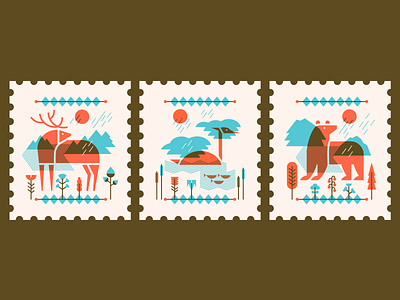 Deer • Bird • Bear