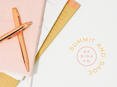 Summit and Sage brand brand and identity branding design agency design company logo logo design logo seal sage seal secondary logo stationery stationery design summit typography