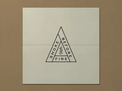 Nº 020 | Jessie Jay Design For Smoke Before Fire antique badge branding design heritage identity lockup logo philadelphia retro sans serif seal timeless typography vector vintage