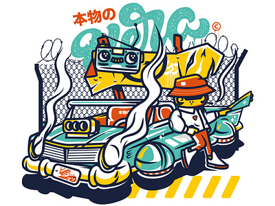Milo goes Kyoto🚦 branding character charactersdesign design digital painting dribbble drift drips font free graffiti hera icon illustration lettering logo typography ui ux vector
