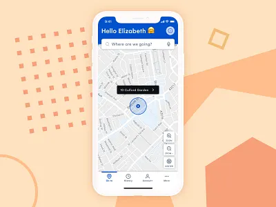 🚗 Ride sharing for Seniors #1 accesible accessibility car sharing carpool homescreen lyft mockup ride sharing seniors taxi transport uber