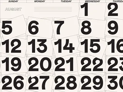 Calendar wip brand branding calendar contacts design identity logo meeting pattern poster timeline type typography