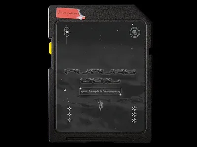 Future Soil - Your Temple is Temporary abstract abstract art church design design ripped sd card texture torn