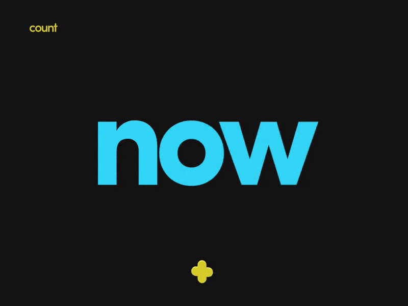 Count // Time tracker tool. 3d 3d animation 3d art animation app design flat icon illustration lettering logo minimal tracker typography web website