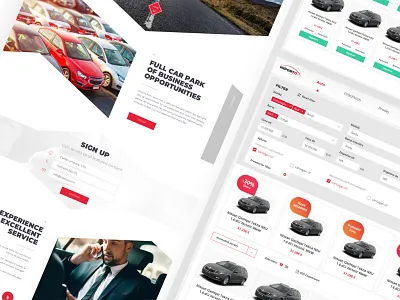 Importo - Car Park Web & Web app app branding business car carpark clear design filter german orange red sketch ui ux we design web webapp webapplication webdesign white