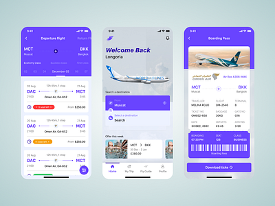 Flight Booking App UI Design 2023 2023 design trend 2023 trendy aircraft airline app design app ui booking booking app design trend flight flight booking flight booking app happy new year new year 2023 ticket ui deisgn uiux ux design