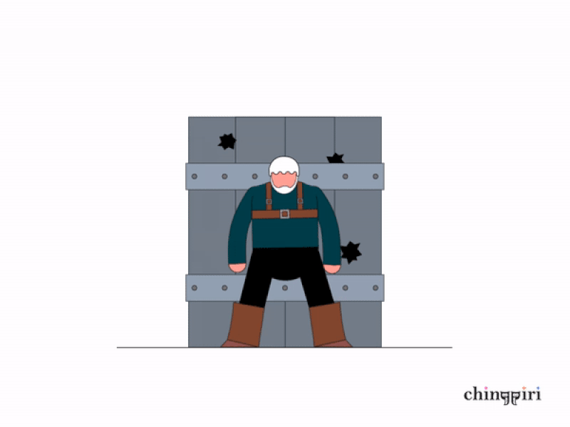 Game of Balloons #4 after effects art direction art style balloons flat design game of thrones hodor hold the door illustration shapes vector illustration