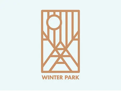 Winter Park Colorado badge badge design colorado logo logo design vector winter park