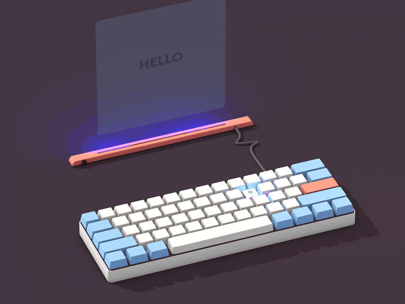 Hello c4d cinema 4d keyboard keyboards keycaps mechanical mechanical keyboard