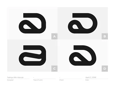 Letter A - Logo, Mark, Icon, Branding, Monogram branding clean design flat icon identity illustration letter lettering logo logotype mark minimal monogram negative simple symbol type typography vector