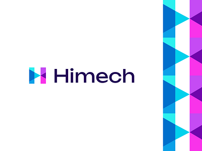 Himech - Ai video creator software - H letter logo ai artificial intelligence brand branding h h logo icon identity logo logo design logos logotype mark minimal modern programming software symbol tool video