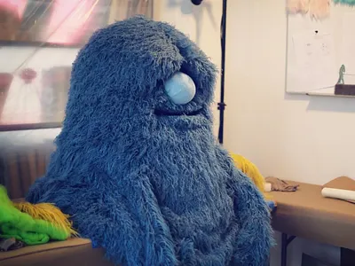 Monster puppet casper character art character design commercial custom puppets illustration puppetry puppets