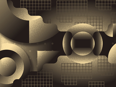 Musicbed blog illustration (Full attached) abstract black blog budget gold grain grid illustration musicbed personal production texture