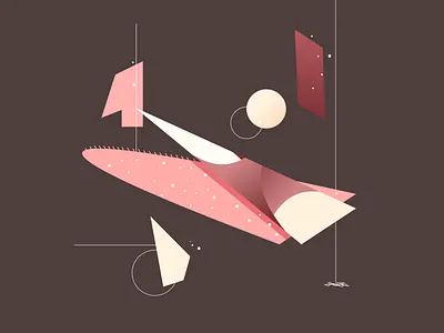 Plateau abstract design illustration render shapes sphere