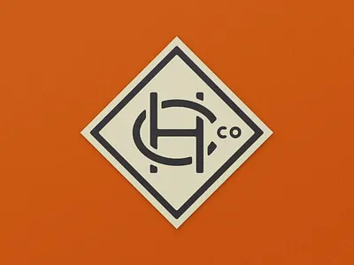 Hobo Creative Co Logo Draft 1 badge brand co distressed emblem label logo mark monogram noise patch