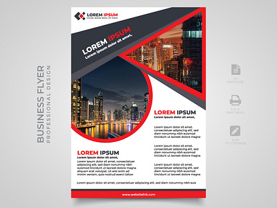 Flyer Design Template banner broucher design flyer letterhead stationary