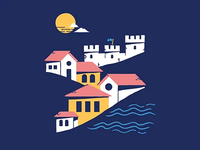 Lisbon Tee illustration lisbon portugal retreat shirt swag tee