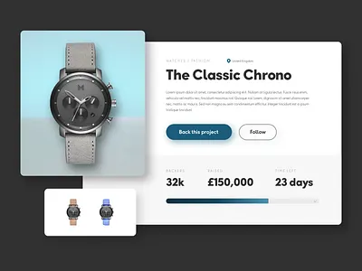 Daily UI #32 - Crowdfunding Campaign daily ui ui ui design ux website design