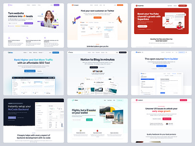 Top 9 of 2022 🤩 app design landing page layout marketing page product design product page saas top 9 2022 ui ui design ux ux design web app web design website