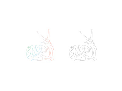 Snail Line Drawing drawing illustration line snail
