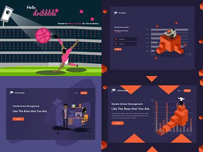 2018 adobe xd design illustration landing page ui uiux