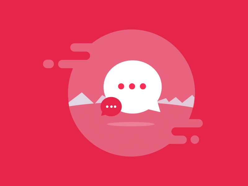 Tipi App Animation - Busted after effects animation app bubble chat busted error illustration lottie tipi