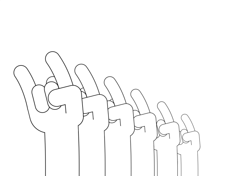 Rock'n'roll! animation motion motion graphics