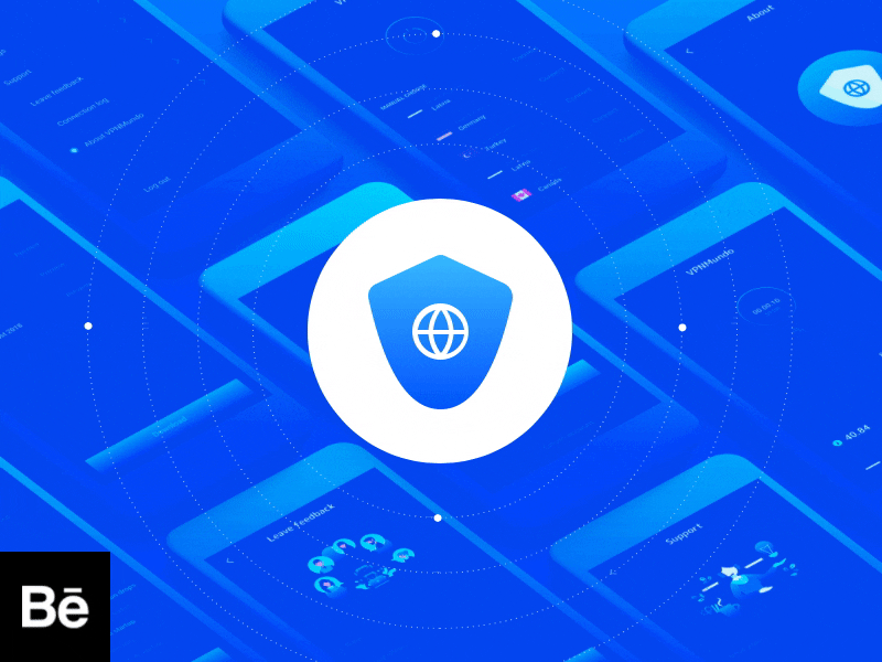 VPNMundo - Case study animation application behance behance project branding clean dark design gradient illustration landing logo modern typography ui ux vpn web web design website