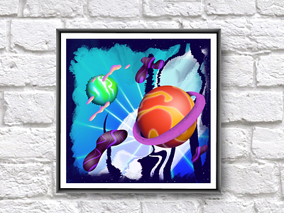 Doodles After Dark doodle exploration illustration illustration technique light music play universe world