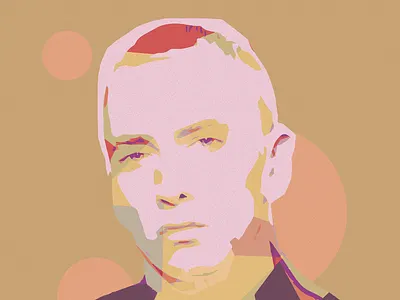 Eminem Flat Vector eminem flat vector illustration