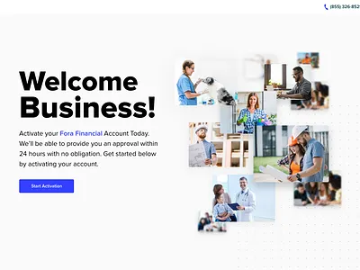 FORA Financial application branding financial app fora illustration landing page ui ux web web design
