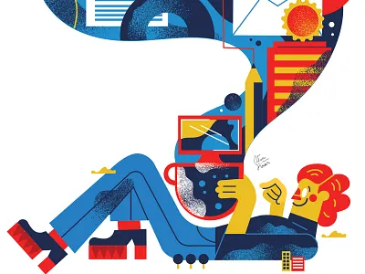 Work city coffee computer fashion graphicdesign illustration infographic monday woman work