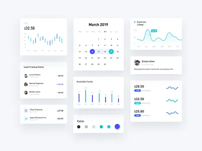 Financial Card app design icon ui ux