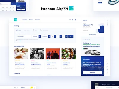 Istanbul Airport UX/UI Design airport clean dribbble istanbul modern mondrian mondrianism plane ui ux