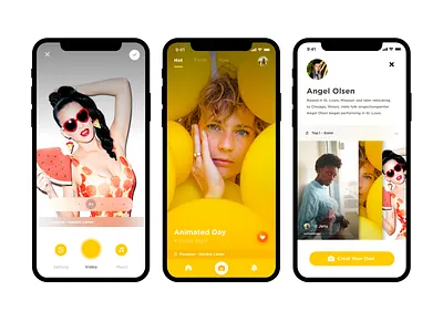Mamu New iPhone App Design adobexd adobexduikit android app china clean india live social ui xd