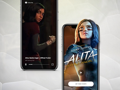 // ALITA: Battle Angel // Mobile concept alita concept design digital mobile ui ui ux ux