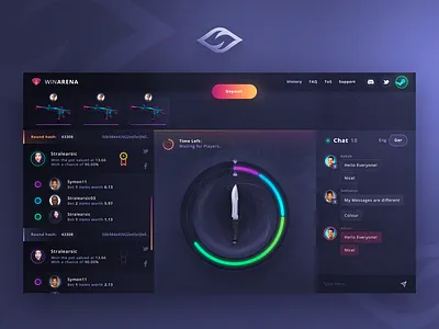 VGO Jackpot Design counter strike cs:go csgo dark design dota2 gambling steam svetlakov ui vgo