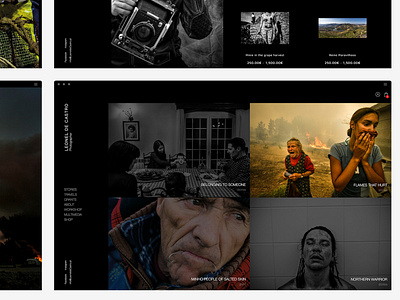 Leonel de Castro | Webdesign black black page black website clean design home homepage homepage design journalist perto photographer photography portfolio ui ux web webdesign website