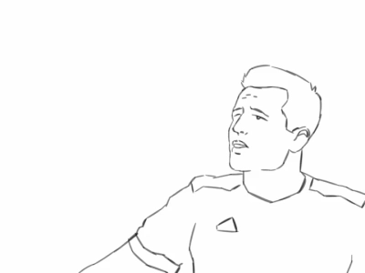 Rough animation adidas animation animation 2d character football rough soccer