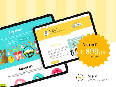 Webdesign Promotion antwerp belgium branding graphics ipad ipadpro iphone logo nest promo promotion social ui web webdesig webdesign website website concept