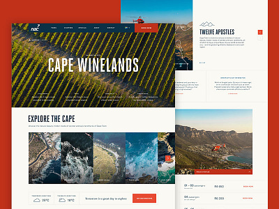 NAC Helicopters adventure clean design helicopters initial concept minimal travel website