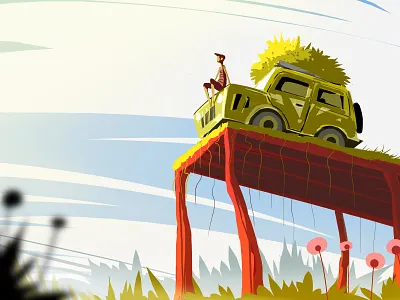 Go Green animation art artboard artbook artwork character art design digital 2d digital art digital illustration digital painting dribble dribbleartist game art illustration landscape nature photoshop ui vector